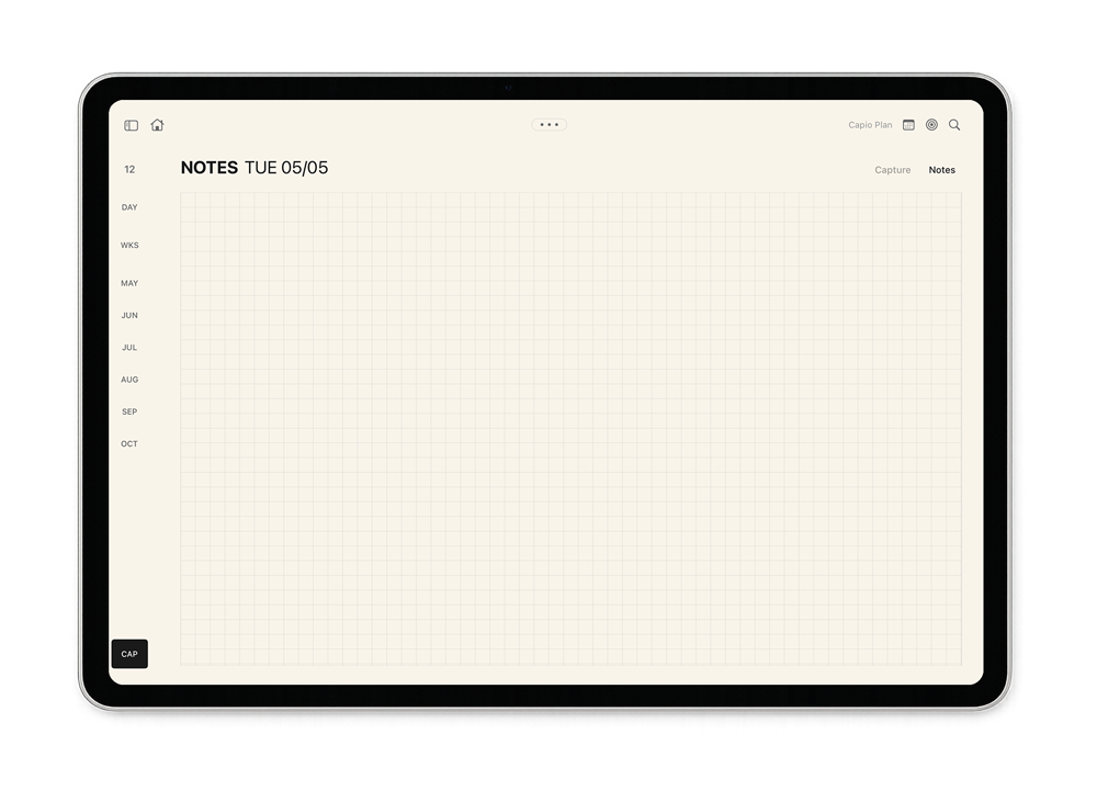 Notes view